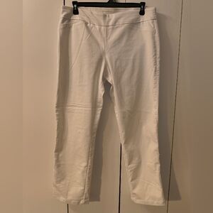Croft & Barrow White " The Effortless Stretch Pants" Never Worn!